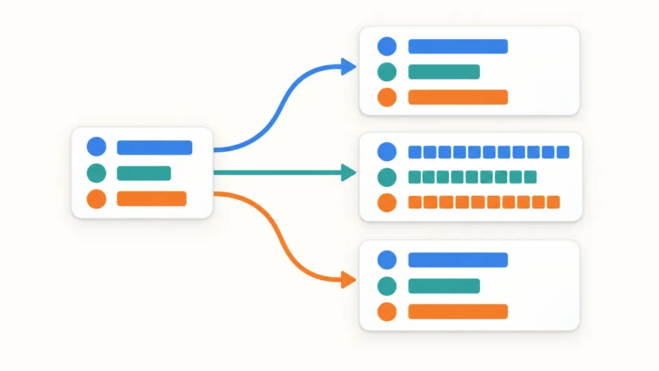 Three matching sets of values become ordinary data, encoded data and plain stringData.