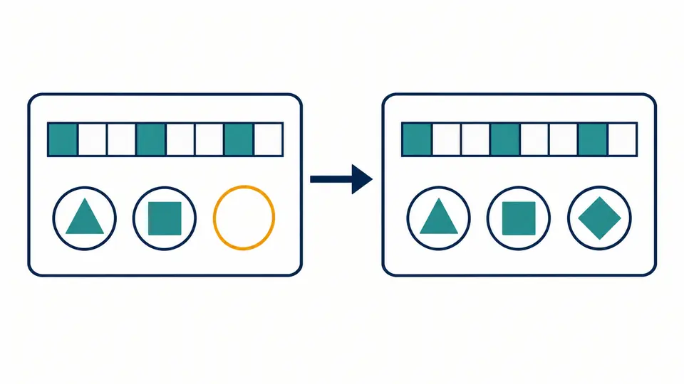 The same bit pattern under two name tables, with an unnamed bit becoming recognized