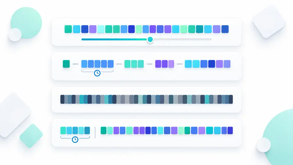 Vier Kennungen zeigen variable Zufallszeichen, gegliederte alte Felder, einen undurchsichtigen Hash und Zeit mit Zufallsnutzlast.
