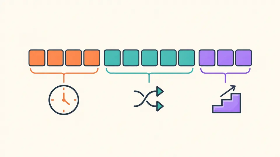 Twelve bytes divided into four timestamp bytes, five random bytes and three counter bytes.