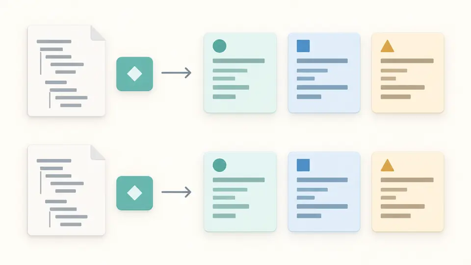 Two matching seed inputs lead to identical ordered batches of colored payload cards.