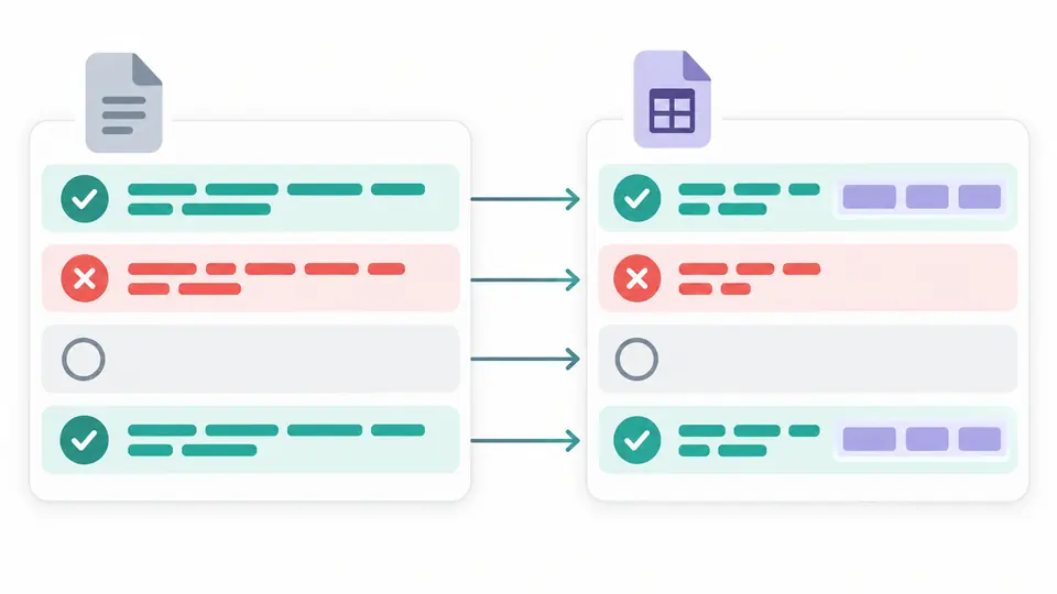 A mixed batch retains valid identifiers, an invalid line and a blank row.