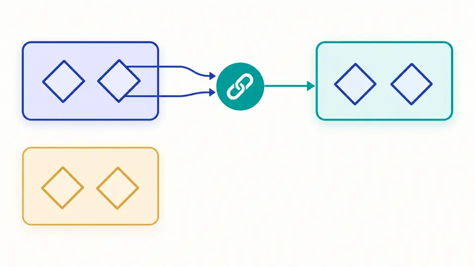 Two groups of same-name nodes in different namespaces; only the mapped group is selected.